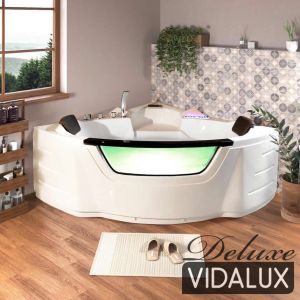 Vidalux WB15 Deluxe 1500 x 1500 Corner Whirlpool & Airspa Bath
