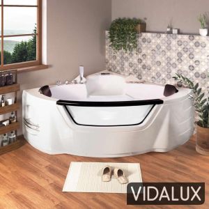 Vidalux WB13 1350 x 1350 Corner Whirlpool & Airspa Bath