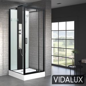 Vidalux Kontrast TS 900 x 900 Square Hydro Shower Cabin