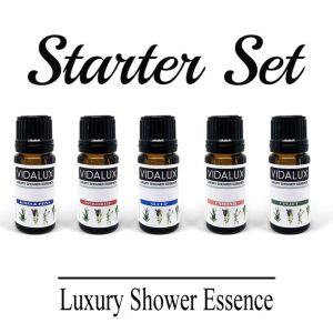 Starter Set - 5 Pack Of Shower Essence Oil 10ml