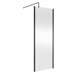 800mm Outer Framed Wetroom Screen with Support Bar WRSOBP80