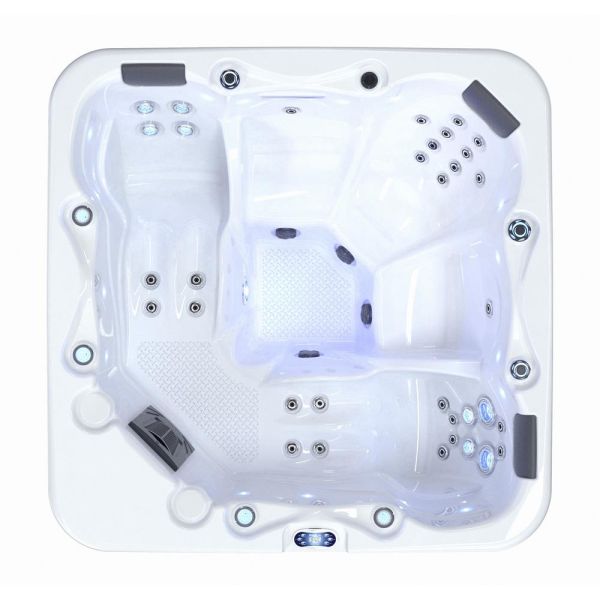 Platinum Spas Lovia ZR6005 Plug & Play 13 Amp 5 Person Hot Tub, White colour ,image 1