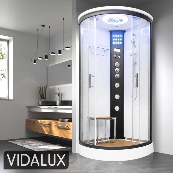 Vidalux Hydro Plus 900 Customisable Steam Shower 900 x 900 ,image 8