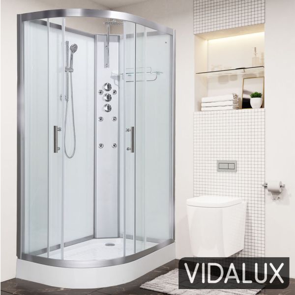 Vidalux Pure 1200 Right 1200 x 800 Shower Cabin ,image 1