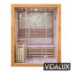 Vidalux 3 Person Traditional Sauna With Bluetooth