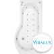 Vidalux Whirlpool Bath WBSB01 Right Hand 1700 x 750