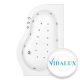Vidalux Whirlpool Bath WBOS01 Right Hand 1500 x 850
