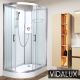 Vidalux Pure E White 1200 x 800 Electric Right Shower Cabin