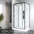 Vidalux Kontrast Lux 1100 x 800 Rectangular Hydro Shower Cabin