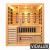 Vidalux 4-5 Person Full Spectrum Infrared Bench Sauna With Complete Heat