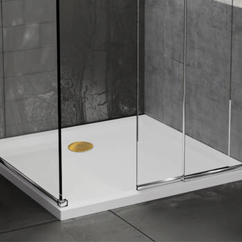 Quadrant Stone Resin Corner Shower Tray