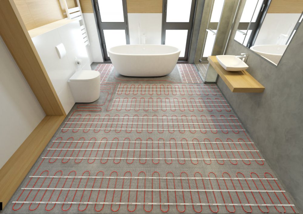 heating mat for bathroom
