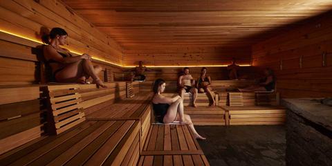 large sauna