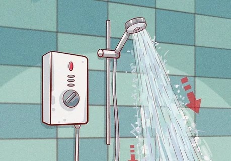 how to install an electric shower